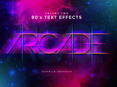 80s Text Effects Vol.1