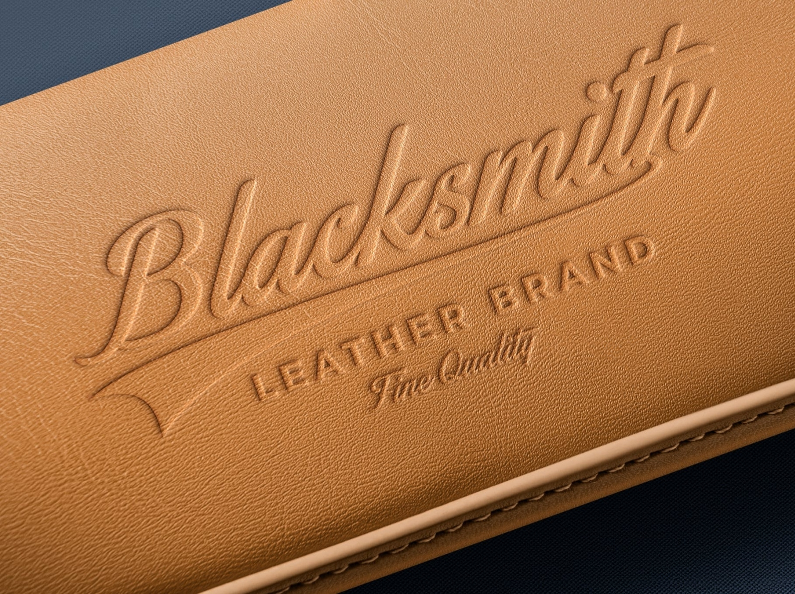 Debossed Leather Logo Mockup by Deck Genius on Dribbble