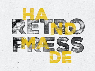 Letterpress & Screenprint Texture Effects Vol.3