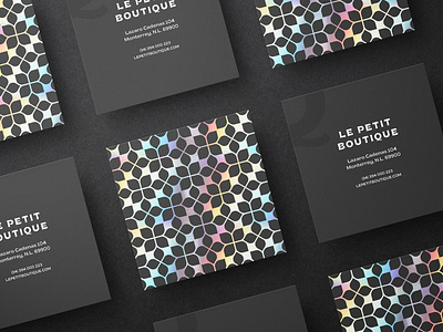 Square Business Card Mockup