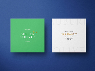 Square Business Card Mockups