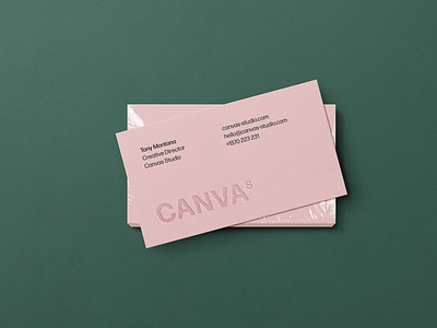 Stacked Business Card Mockup