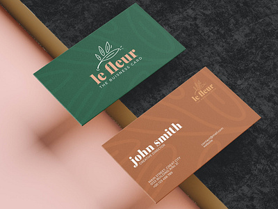 Elegant Business Card Mockup Template