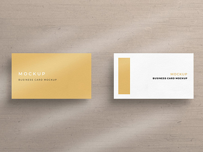 Yellow Business Card