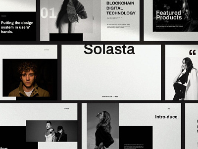 Solasta - Minimal Creative branding business clean colorful creative google slides instagram instagram template keynote minimal modern pitch deck powerpoint presentation template web design web development