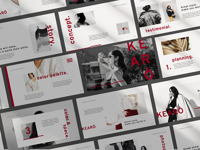 Kearo Presentation Brand 3d brand branding business clean corporate creative creative tamplate designposter google slides graphic design keynote minimal modern motion graphics pitch deck powerpoint presentation template