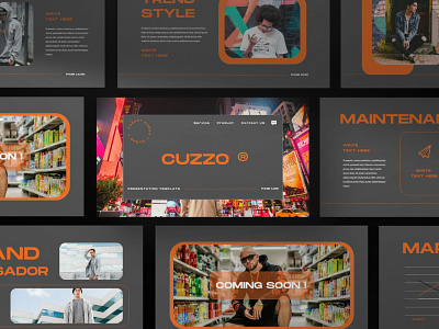 Cuzzo Urban branding business design designposter ecommerce google slides keynote layout minimal modern nitch portfolio report startup tech urban vector