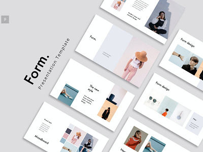 FORM branding business clean colorful creative google slides graphic design instagram instagram template keynote lookbook minimal modern pitch deck powerpoint simply minimalist slides template web design web development