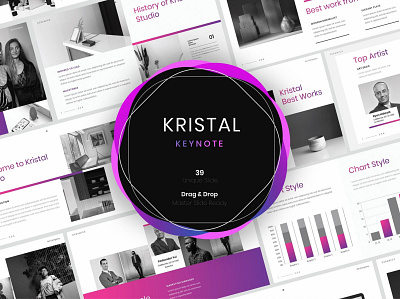 Kristal – Business Template branding clean design designposter graphic design illustration keynote layout multipurpose pitch pitch deck powerpoint presentation purpose slide deck template studio template ui unique ux