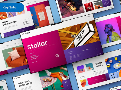 Stellar – Business Template branding brochure business business template catalog deck design designposter google google slides graphic design illustration keynote pitch pitch deck powerpoint presentation slides ui vector