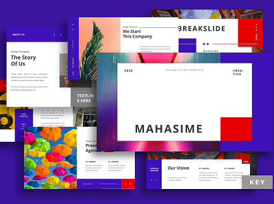 Mahasime - Keynote branding company deck design designposter google google slides graphic design illustration instagram instagram template keynote minimalist pitch pitch deck powerpoint presentation slides template unique