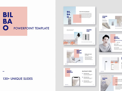 BILBAO branding brochure business catalog deck design designposter fashion graphic design illustration keynote keynote template lookbook minimal template pitch pitch deck powerpoint presentation presentation template vector