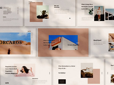 Orcaros Presentation Template annual report branding business catalog design designposter googl slides graphic design illustration keynote modern motion graphics multipurpose pitch deck powerpoint presnetation simple ui vector web development