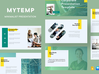 Mytemp - Minimal & Corporate Presentation