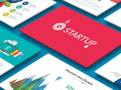 STARTUP Google Slides branding business catalog colorful deck design designposter graphic design illustration infographic keynote multipurpose pitch pitch deck powerpoint pptx scalable template unique vector