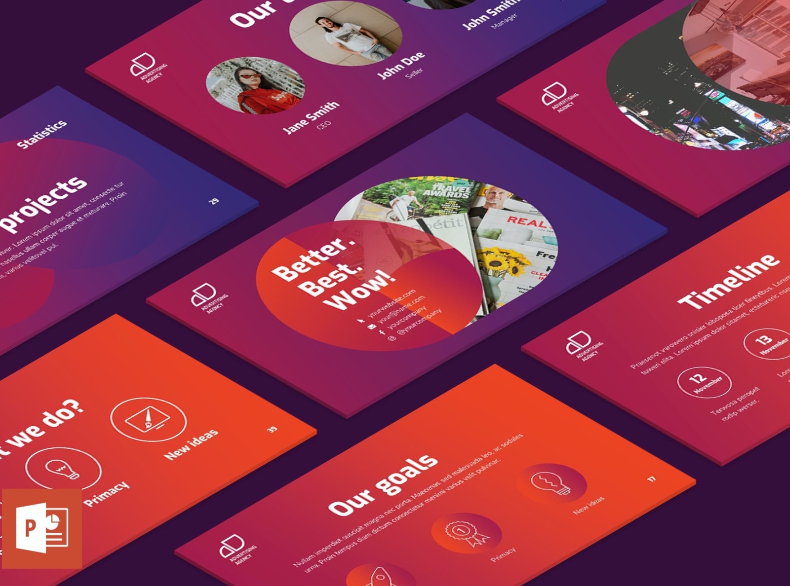 Advertising Agency PowerPoint Presentation by TMP on Dribbble