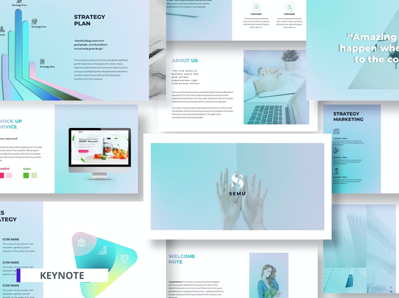 Startup Company PowerPoint by TMP on Dribbble