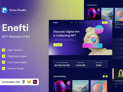 Enefti - NFT Website UI Kits