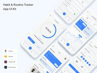 Habit & Routine Tracker App UI Kit