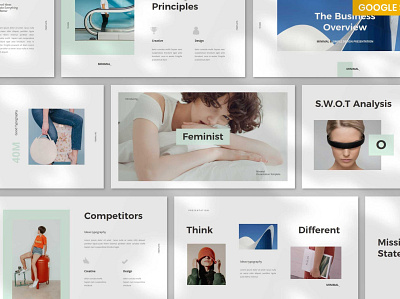 Feminist Minimal Presentation branding deck design designposter feminist feminist minimal graphic design illustration keynote minimal minimal template modern multipurpose pitch pitch deck powerpoint professional slides ui vector