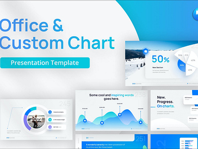 Office & Custom Chart Infographic Keynote Template
