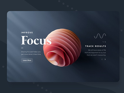 FOCUS - Dark Landing Page