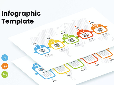Infographic Elements - Sanstemp branding business business strategy creative infographic data design graph graphic design icon illustration infographic infographic elements isometric modern infographic presentation professional report strategy infographic ui vector
