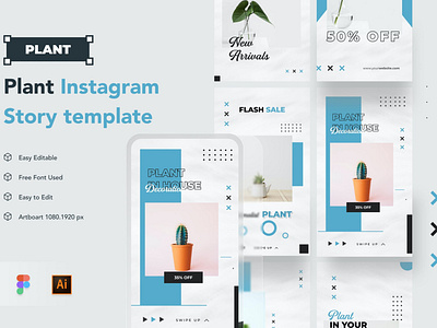 Plant Instagram Story Template - Azztemp