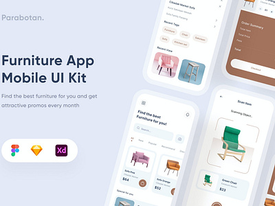 Furniture Mobile App - Uixasset