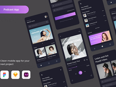Podcast App - Uixasset
