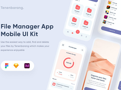 File Management App - Uixasset booking app branding clean design designposter document file file management graphic design header iconography iconset illustration kits layout management mobile app smarthome template website