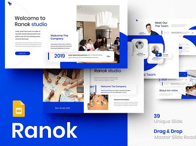 Ranok - Business Template business clean colorful communication company corporate creative design google google slide illustration infographic keynote template modern pitch deck studio unique web design web development website