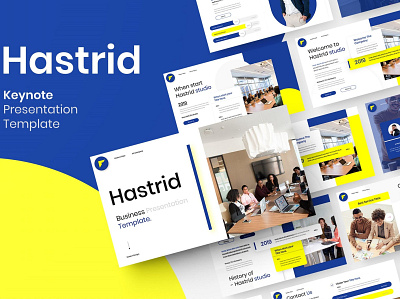 Hastrid – Business Template business clean colorful communication company corporate creative design google google slide illustration infographic keynote template modern pitch deck studio unique web design web development website