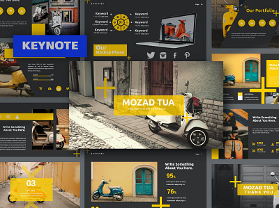 Mozad Tua Creative Keynote business clean colorful communication company corporate creative design google google slide illustration infographic keynote template modern pitch deck studio unique web design web development website