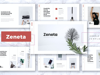 ZENETA - Creative Google Slides Template business clean colorful communication company corporate creative design google google slide illustration infographic keynote template modern pitch deck studio unique web design web development website