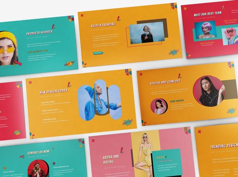 Hit & Pop Google Slides Template by TMP on Dribbble