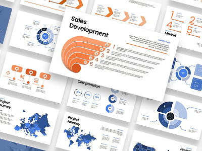 Professional Infographic Statistic Presentation