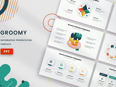 Free Groomy Infographic Powerpoint Template