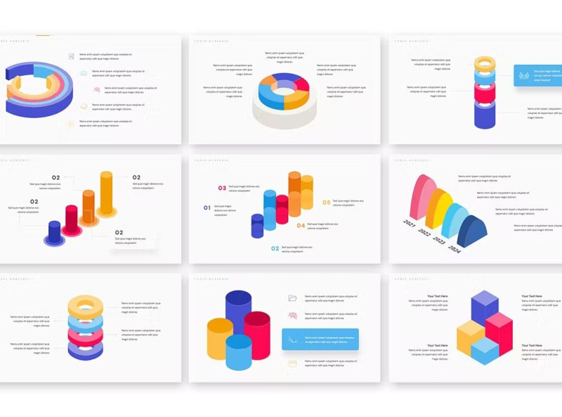 Chart Analysis Infographic - Keynote Template by Presentation Templates ...