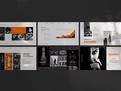 FREE Redeem Powerpoint branding corporate design designposter free free template google google slides graphic design illustration keynote keynote template pitchdeck portfolio powerpoint ui ux vector web web development