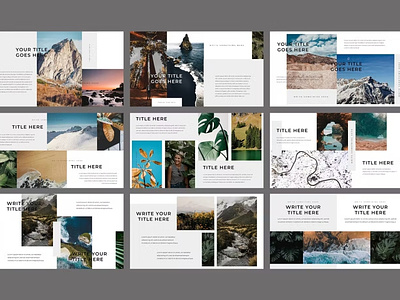 Photography Porfolio PowerPoint Template by TMP on Dribbble