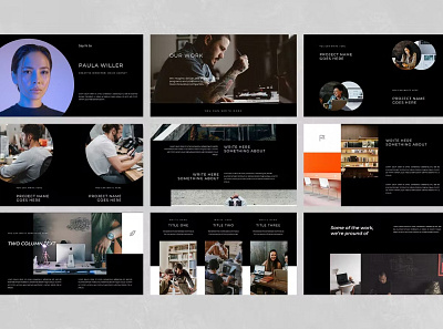 Creative Business PowerPoint Template agency branding corporate creative business design designposter graphic design illustration keynote marketing portfolio powerpoint powerpoint template ppt pptx presentation professionaly stylish ui vector