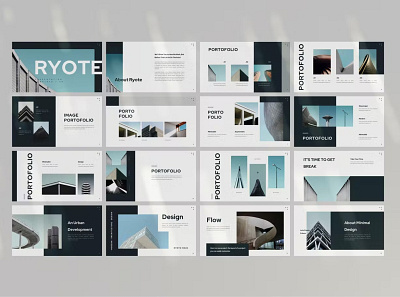 Ryote Powerpoint branding creative slides design designposter graphic design illustration keynote layout lookbook master slides modern photobook portfolio slide powerpoint proposal report ryote powerpoint template ui vector