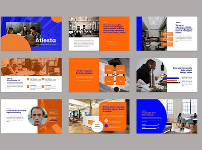 Atlesta Business PowerPoint Template branding company corporate customization design designposter diagram easy ecommerce graphic design illustration keynote portfolio powerpoint powerpoint template pptx slideshow stylish ui vector