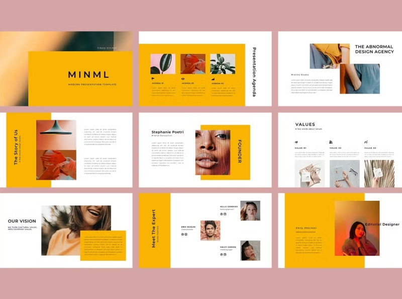 Creative Powerpoint Template By Presentation Templates On Dribbble