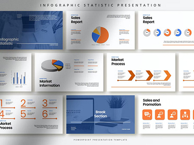 Professional Infographic Statistic Presentation