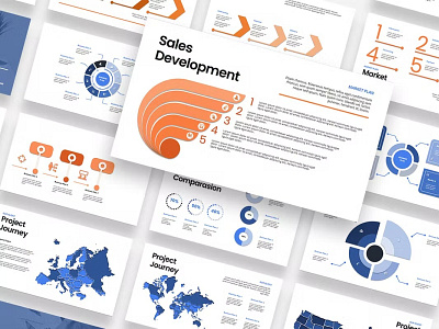 Professional Infographic Statistic Presentation