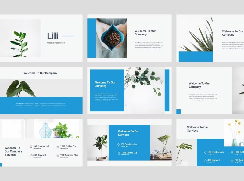 Lili - Creative PowerPoint Template by TMP on Dribbble