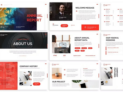 Annual Report - Professional Powerpoint Template annual report branding cooperation creative design designposter executive graphic design iceberg illustration investor keynote manager meeting pitchdeck powerpoint powerpoint template professional powerpoint ui vector