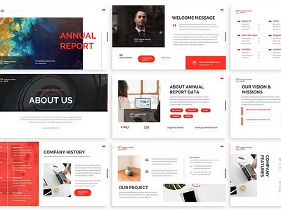 Annual Report - Professional Powerpoint Template